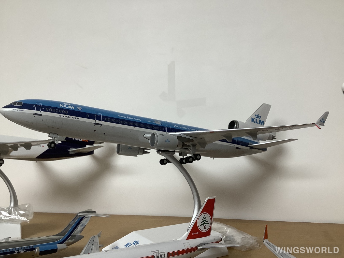 JC Wings 1:200 XX2423 KLM 荷兰皇家航空 McDonnell Douglas MD-11 PH-KCE