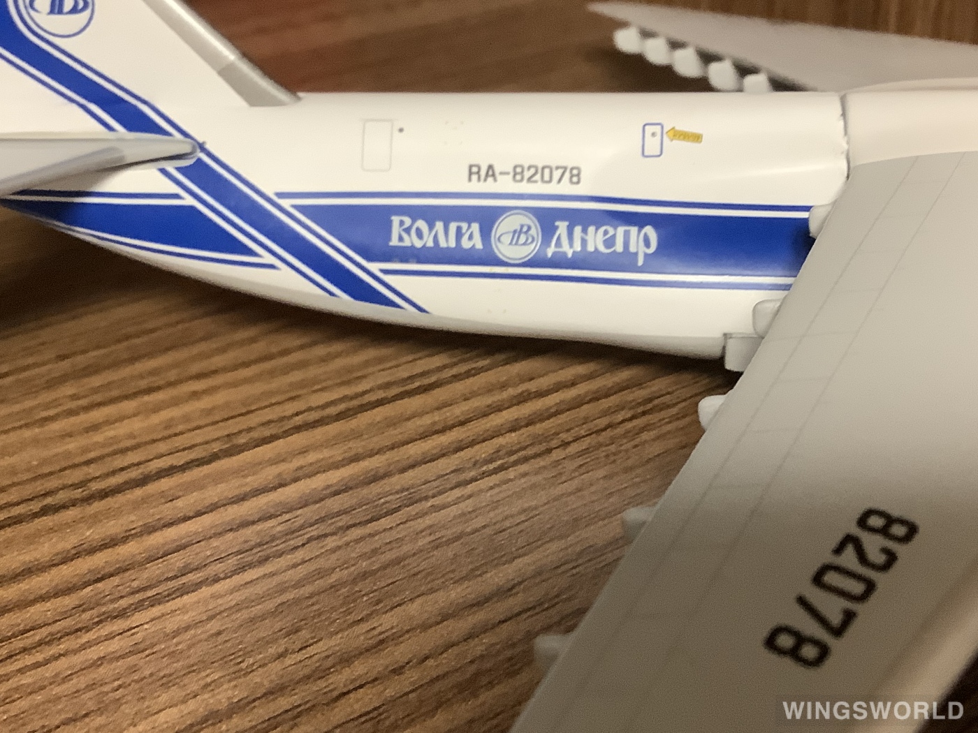 Geminijets 1:400 GJVDA1942 Volga-Dnepr 伏尔加-第聂伯航空 Antonov An-124 RA-82078