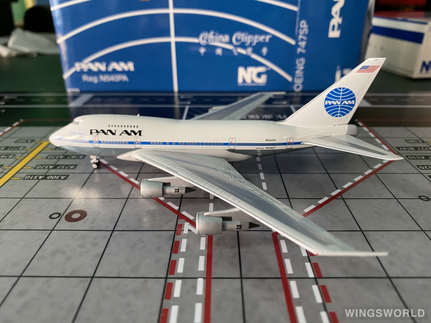 NGmodels 1:400 NG07006 Pan Am 泛美航空 Boeing 747SP N540PA