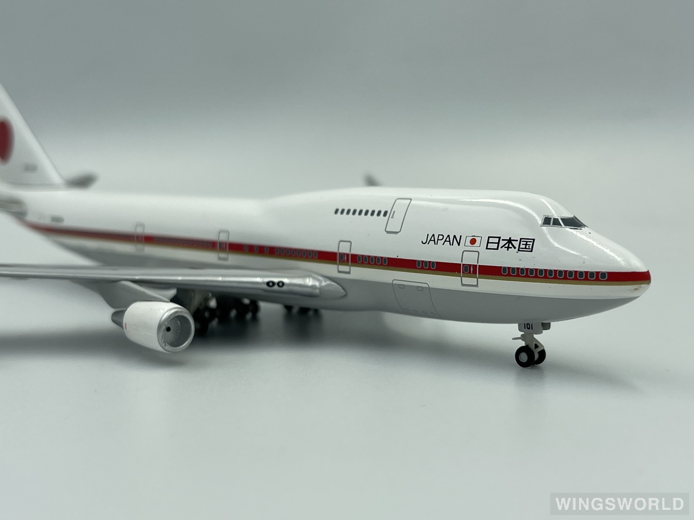 Herpa 1:400 560665 JASDF 日本航空自卫队 Boeing 747-400 20-1101