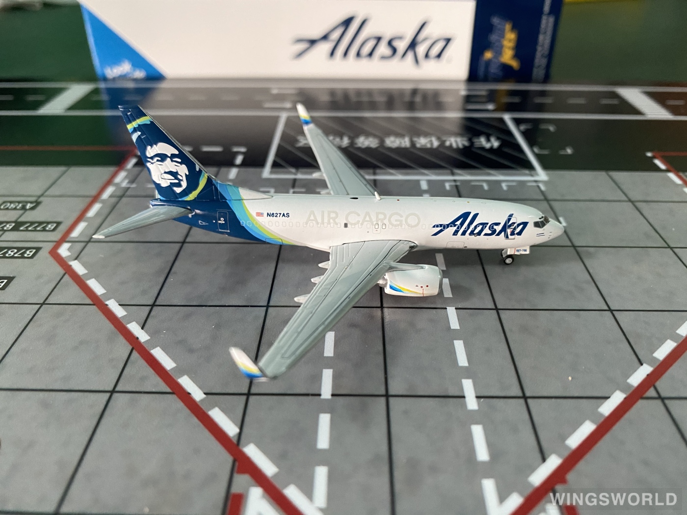 Geminijets 1:400 GJASA2028 Alaska Airlines 阿拉斯加航空 Boeing 737-700 N627AS
