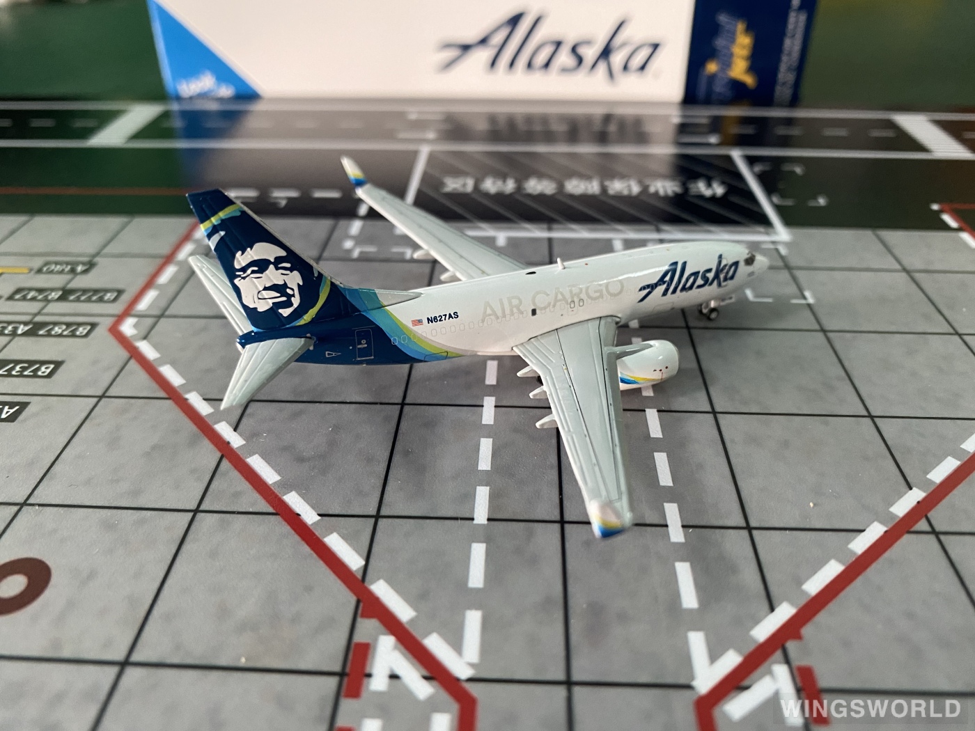 Geminijets 1:400 GJASA2028 Alaska Airlines 阿拉斯加航空 Boeing 737-700 N627AS