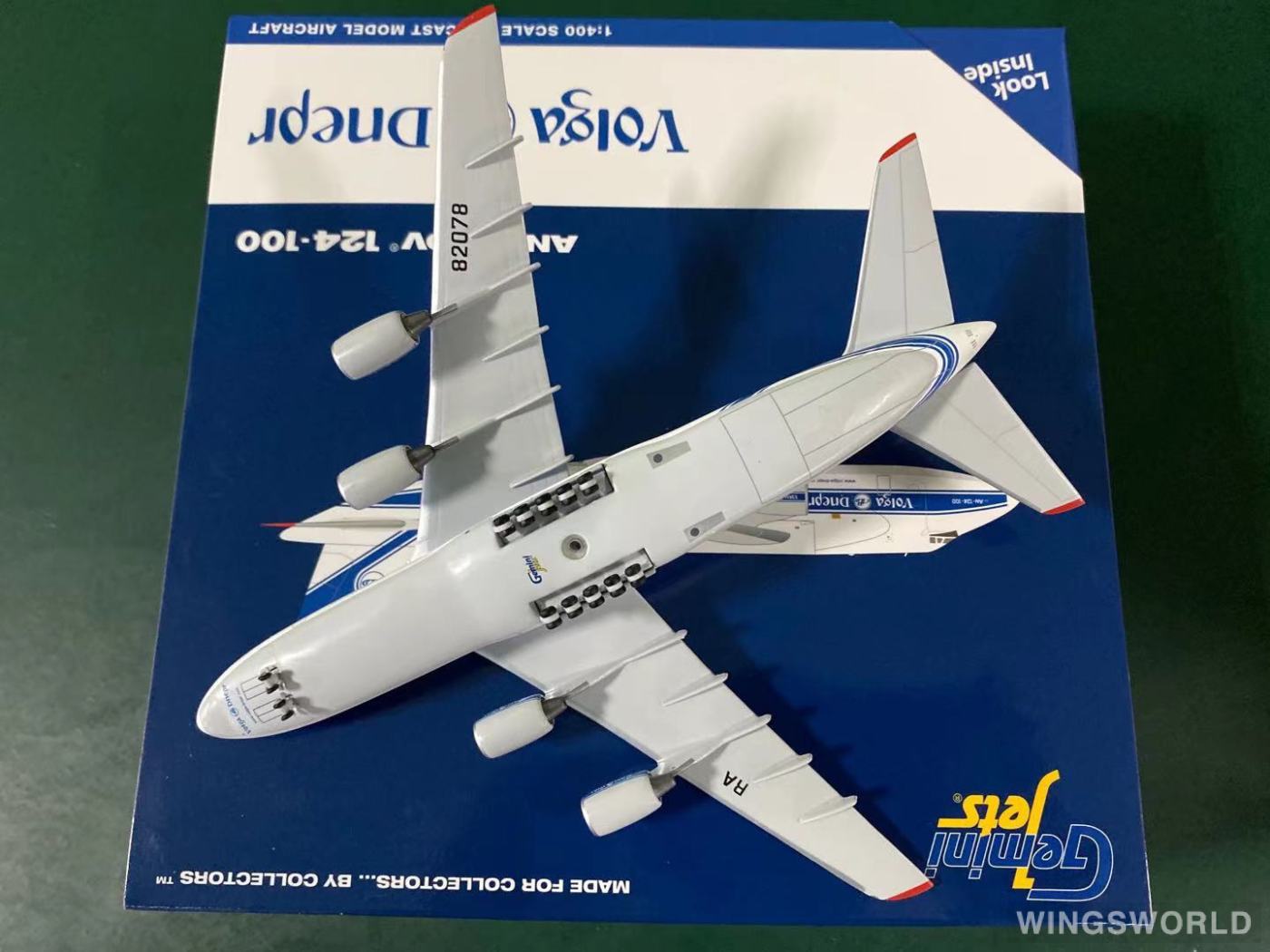 Geminijets 1:400 GJVDA1942 Volga-Dnepr 伏尔加-第聂伯航空 Antonov An-124 RA-82078