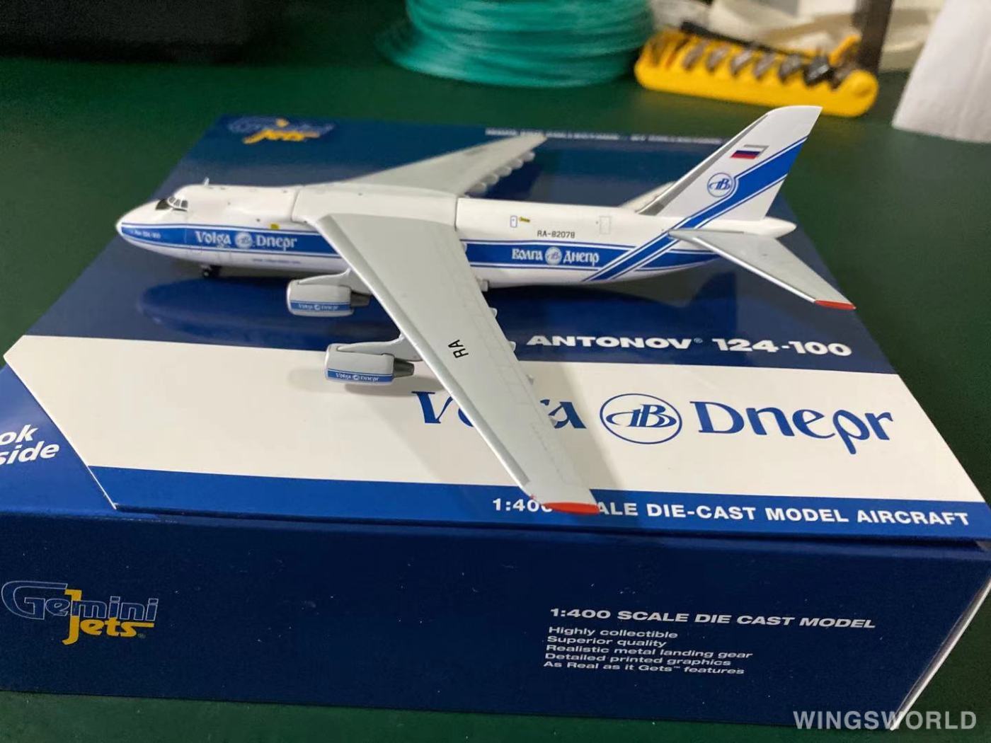 Geminijets 1:400 GJVDA1942 Volga-Dnepr 伏尔加-第聂伯航空 Antonov An-124 RA-82078