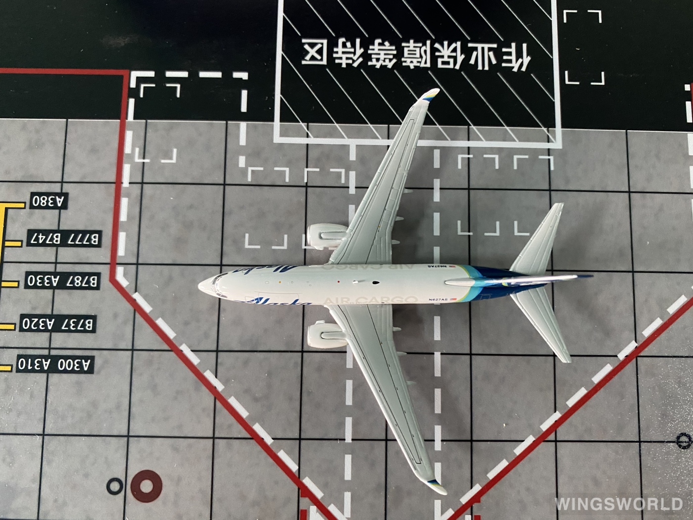 Geminijets 1:400 GJASA2028 Alaska Airlines 阿拉斯加航空 Boeing 737-700 N627AS
