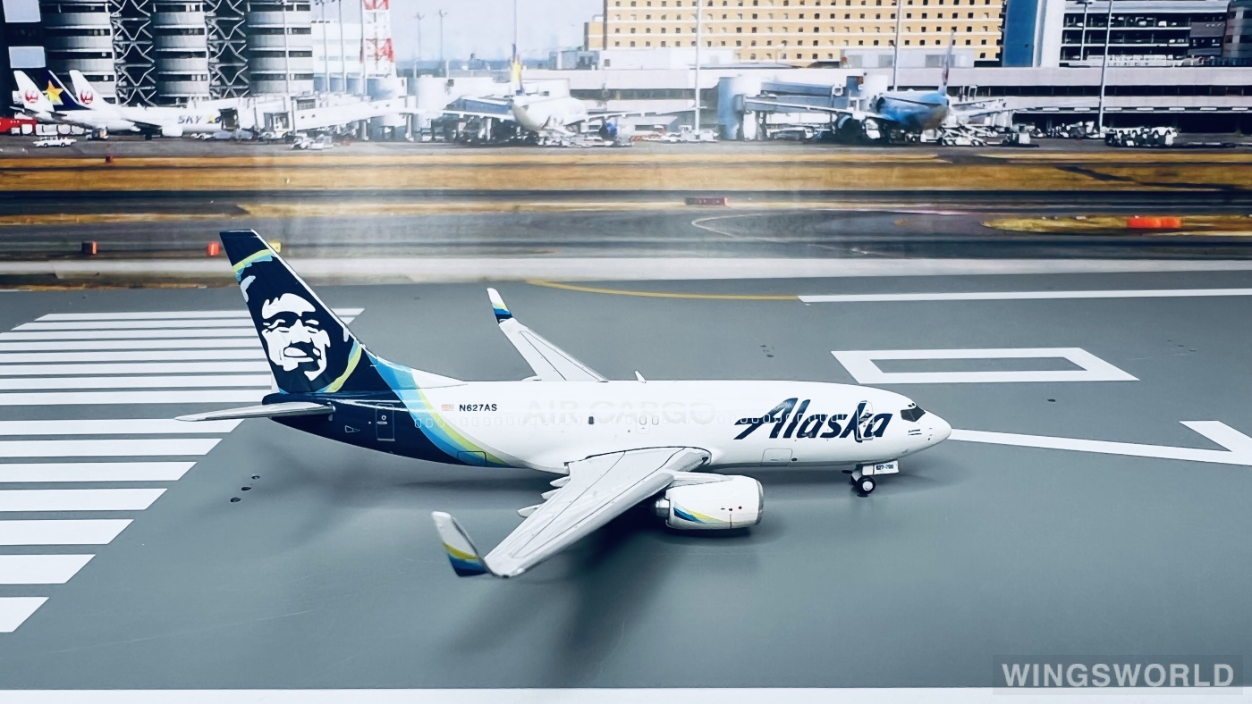 Geminijets 1:400 GJASA2028 Alaska Airlines 阿拉斯加航空 Boeing 737-700 N627AS