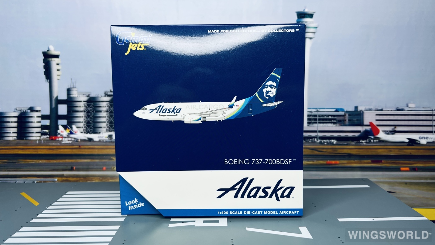 Geminijets 1:400 GJASA2028 Alaska Airlines 阿拉斯加航空 Boeing 737-700 N627AS