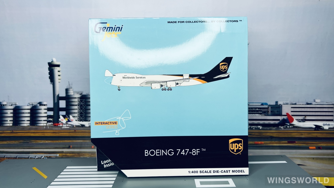 Geminijets 1:400 GJUPS2005 UPS 联合包裹公司 Boeing 747-8F N608UP