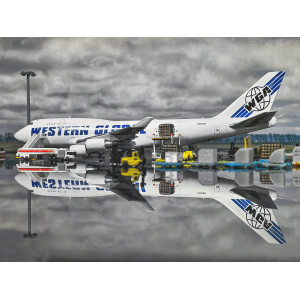 Western Global Boeing 747-400 N344KD  GJWGN2015 Geminijets 1:400