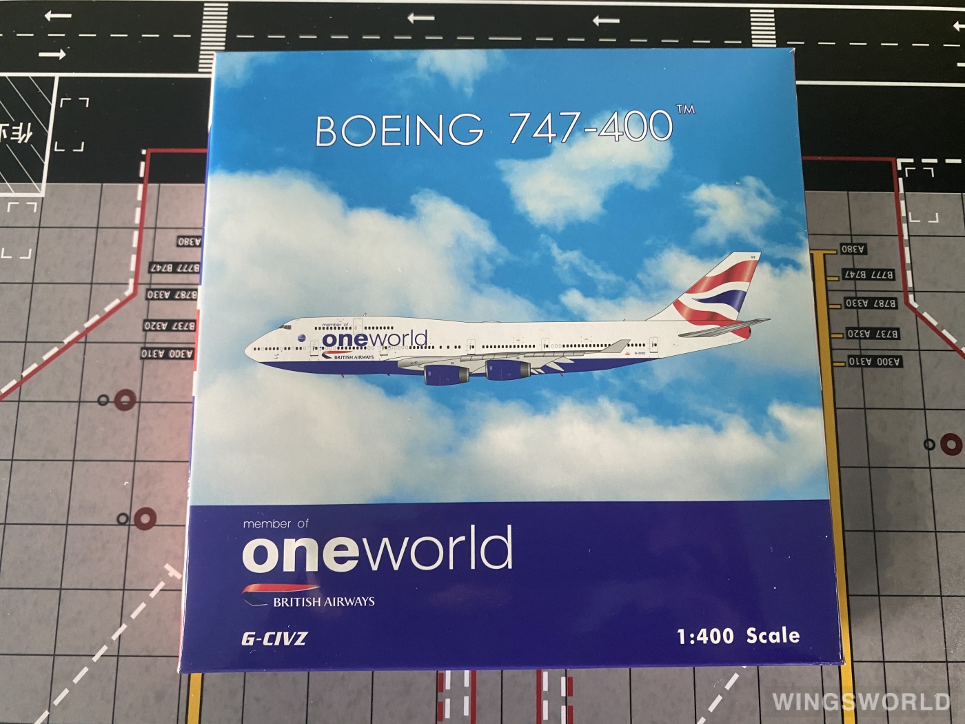 Phoenix 1:400 PH04349 British Airways 英国航空 Boeing 747-400 G-CIVZ