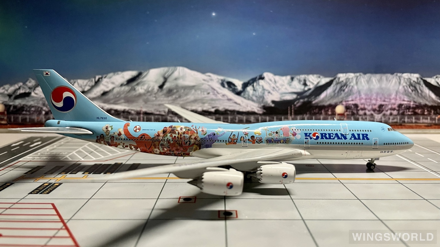 JC Wings 1:400 Boeing 747-8 Korean Air 大韩航空EW4748001