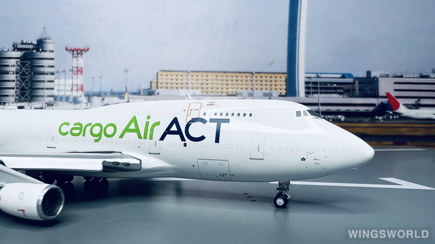 JC Wings 1:400 LH4245A ACT Airlines Boeing 747-400 TC-ACG