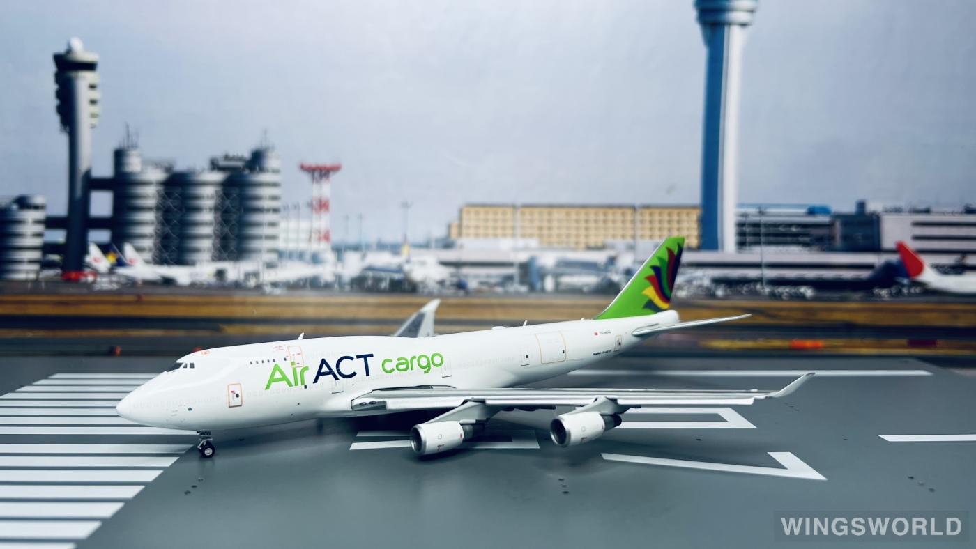 JC Wings 1:400 LH4245A ACT Airlines Boeing 747-400 TC-ACG