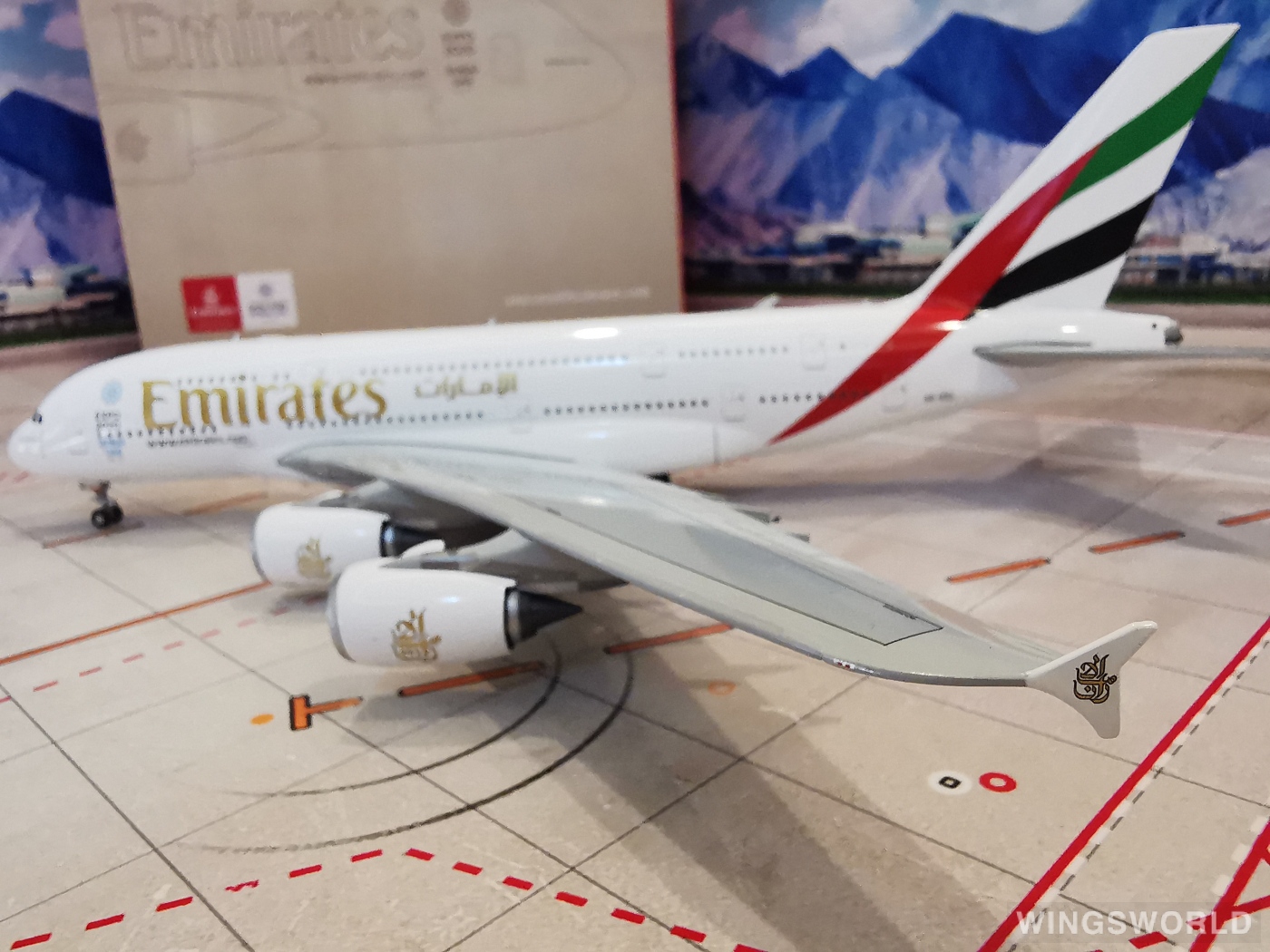 Geminijets 1:200 G2UAE531 Emirates 阿联酋航空 Airbus A380-800 A6-EEL