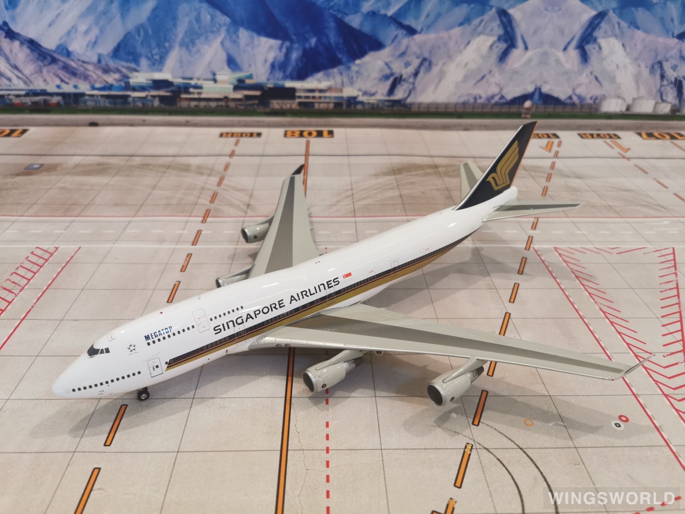 Inflight200 1:200 IF744602 Singapore Airlines 新加坡航空 Boeing 747-400 9V-SMJ