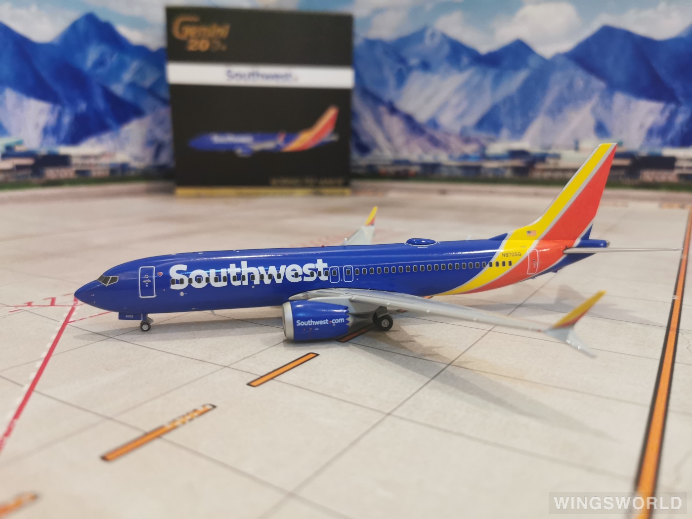 Geminijets 1:200 G2SWA689 Southwest Airlines 美国西南航空 Boeing 737 MAX 8 N8705Q