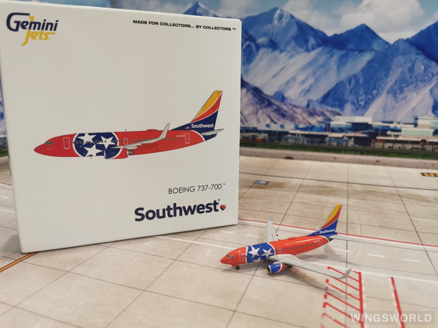 Geminijets 1:400 GJSWA1413 Southwest Airlines 美国西南航空 Boeing 737-700 N922WN