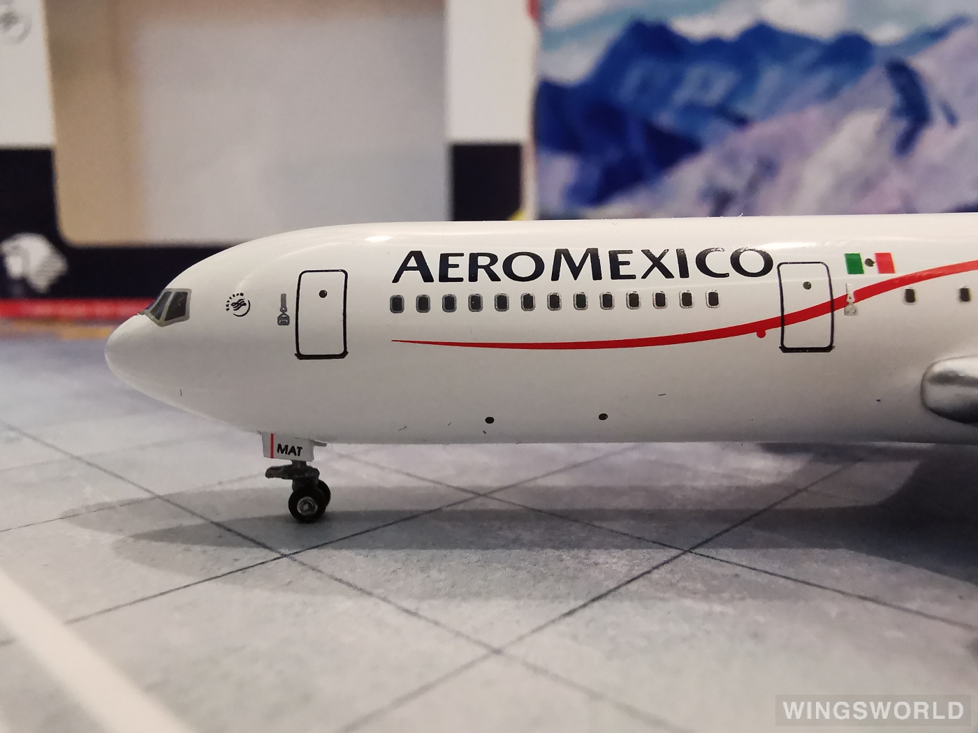 Witty 1:400 WT4763001 Aeroméxico 墨西哥国际航空 Boeing 767-300ER XA-MAT