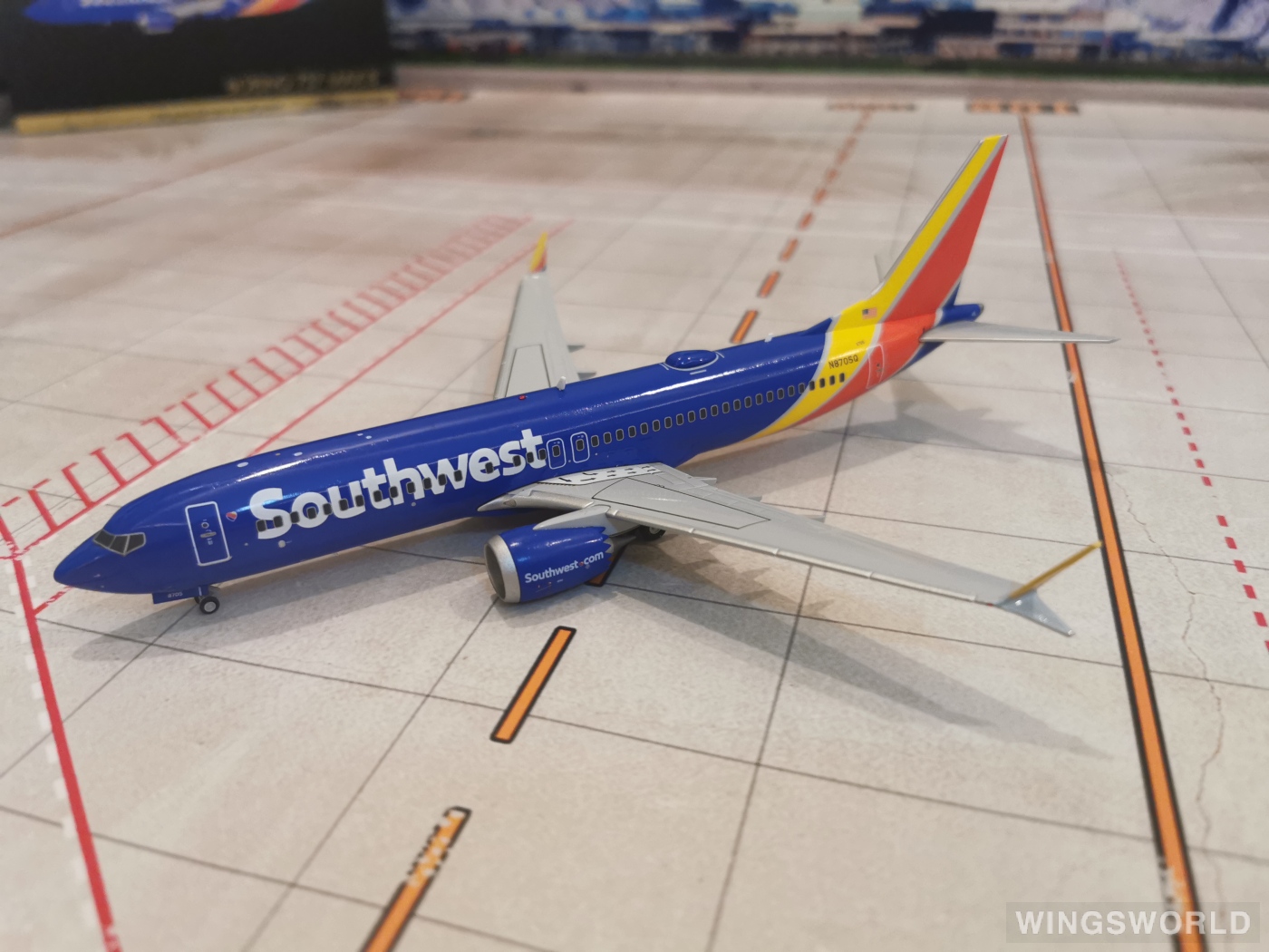 Geminijets 1:200 G2SWA689 Southwest Airlines 美国西南航空 Boeing 737 MAX 8 N8705Q
