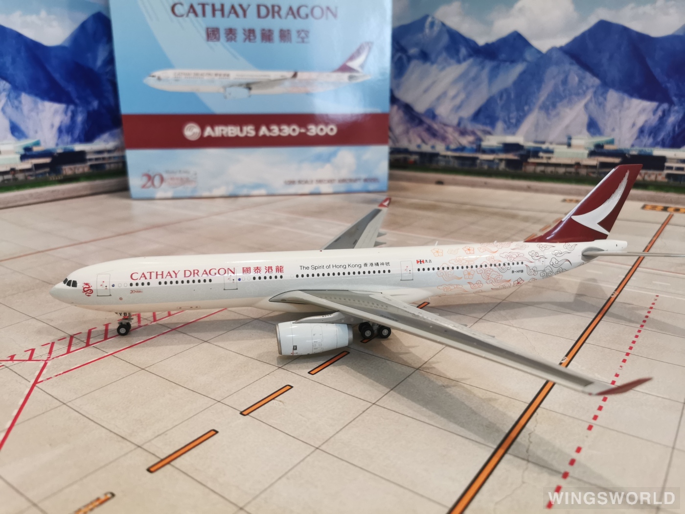 Skywings 1:400 Airbus A330-300 Dragonair 港龙航空 SKY-064 B-HWG "20周年“彩绘的照片 ...