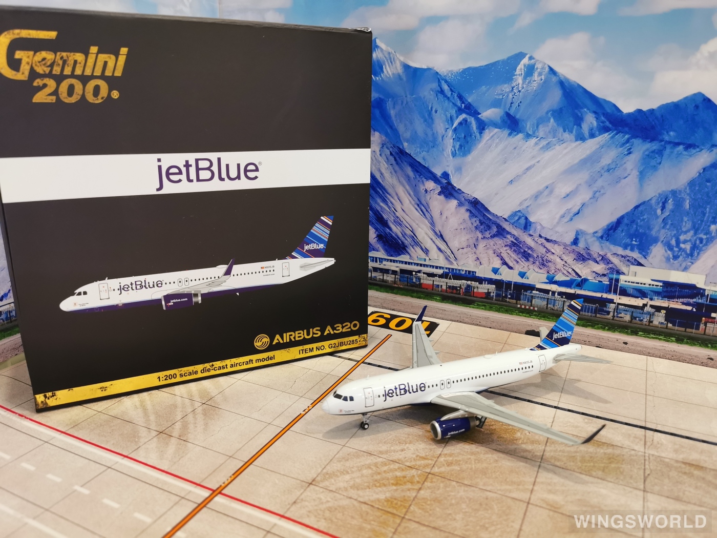 Geminijets 1:200 G2JBU285 JetBlue 捷蓝航空 Airbus A320 N805JB