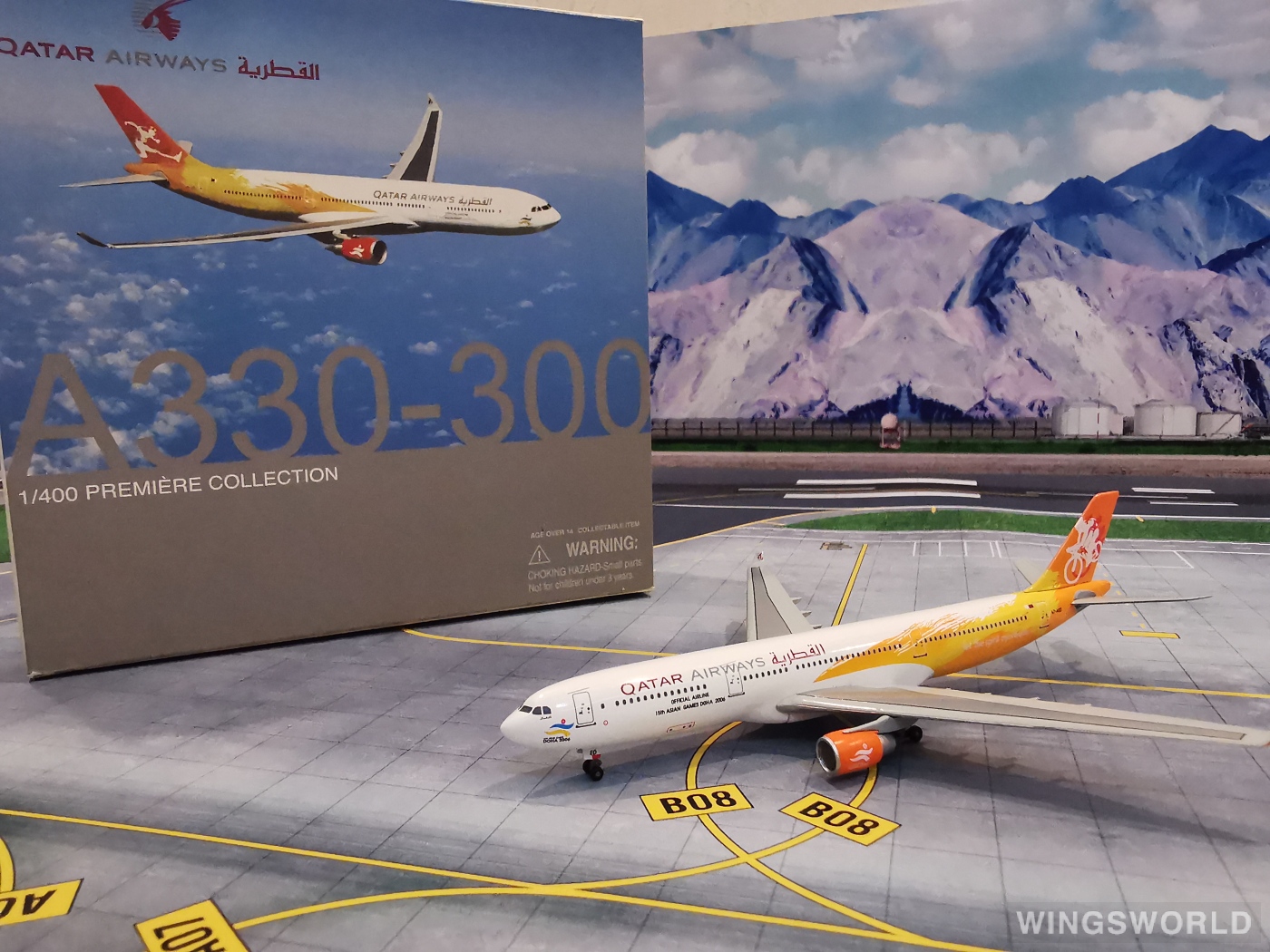 Dragon Models 1:400 55468 Qatar 卡塔尔航空 Airbus A330-300 A7-AED