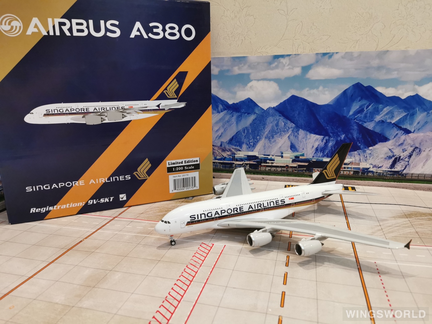 Phoenix 1:200 PH20170 Singapore Airlines 新加坡航空 Airbus A380-800 9V-SKT