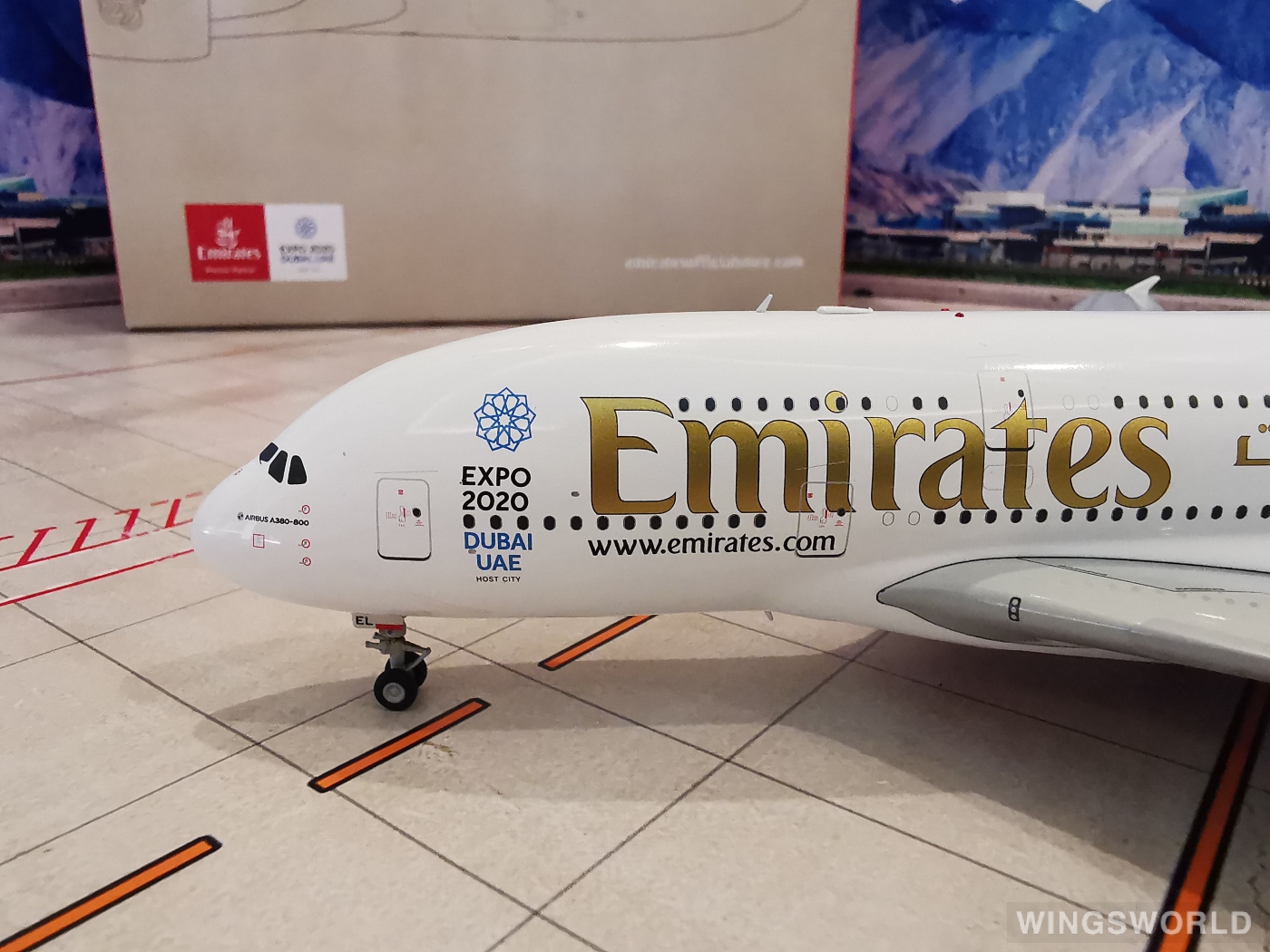 Geminijets 1:200 G2UAE531 Emirates 阿联酋航空 Airbus A380-800 A6-EEL