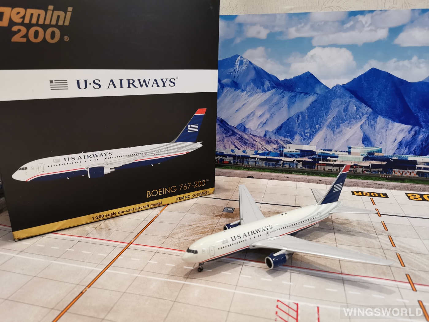 Geminijets 1:200 G2USA257 US Airways 全美航空 Boeing 767-200 N253AY