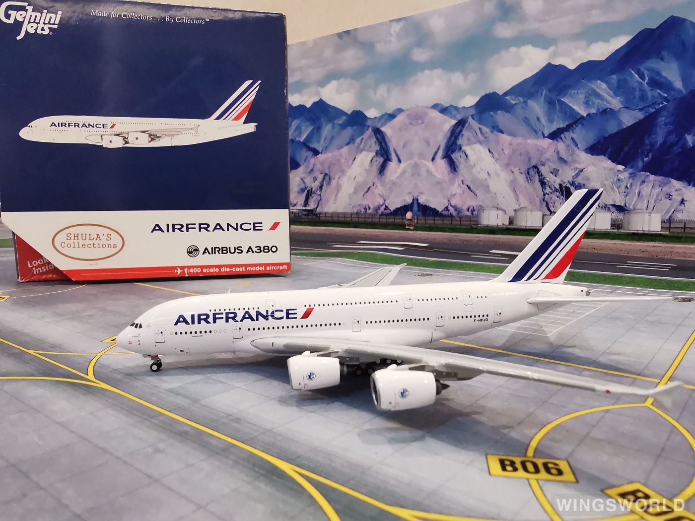 Geminijets 1:400 GJAFR1376 Air France 法国航空 Airbus A380-800 F-HPJD