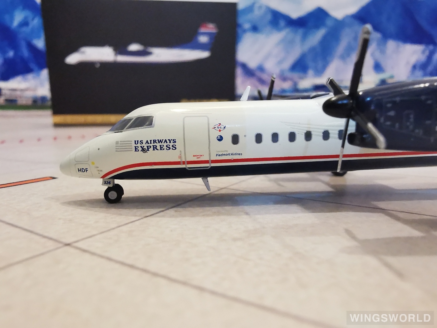 Geminijets 1:200 G2USA854 US Airways 全美航空 Bombardier Dash 8-300 N326EN