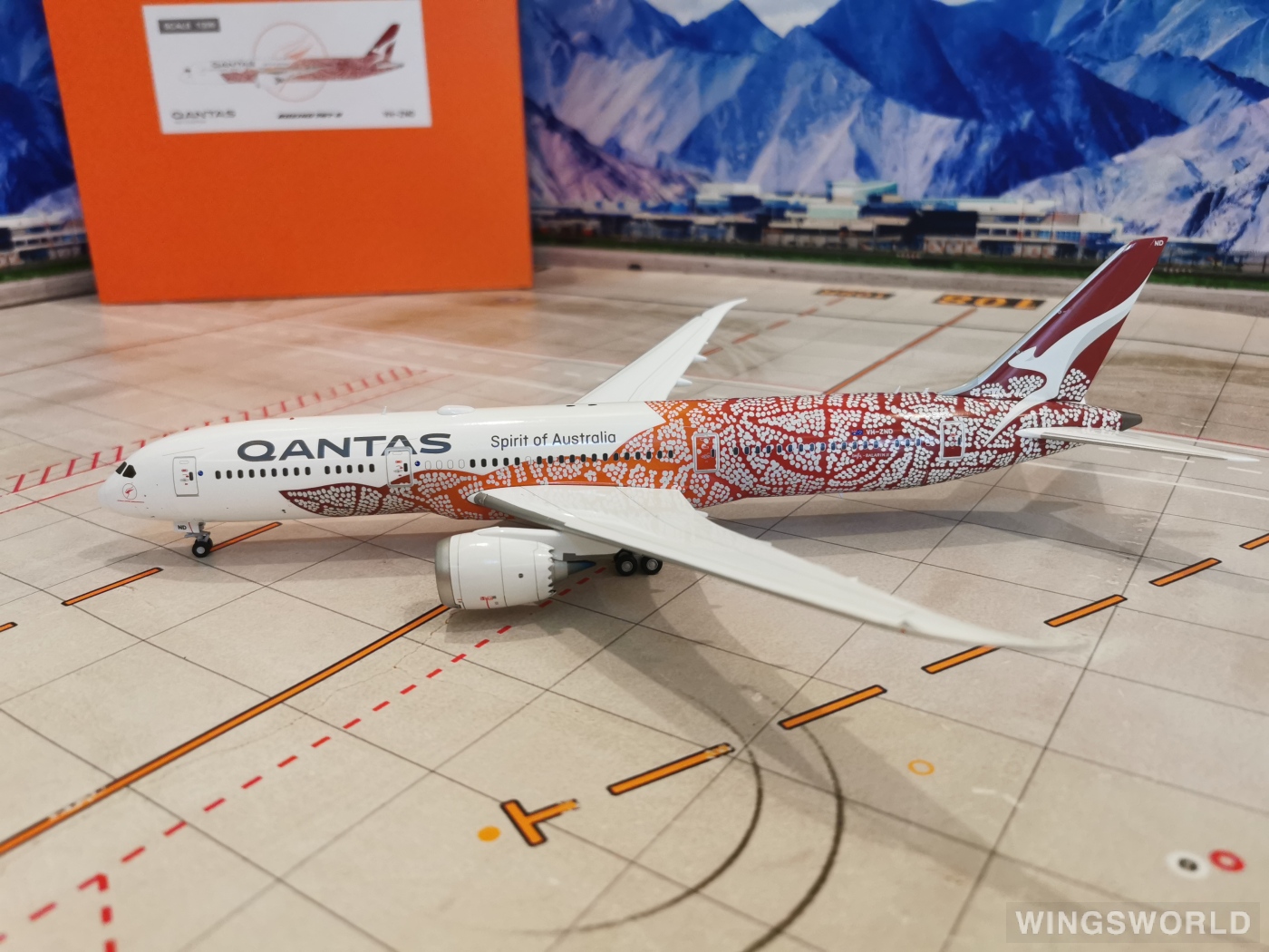 JC Wings 1:200 Boeing 787-9 Qantas 澳洲航空EW2789001 VH-ZND
