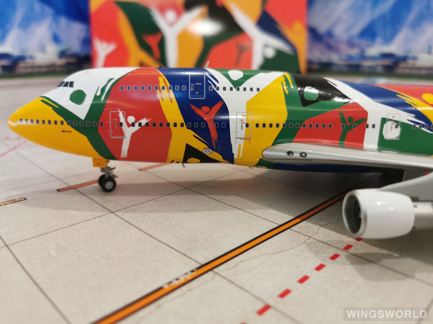 JC Wings 1:200 XX2808A South African Airways 南非航空 Boeing 747-300 ZS-SAJ