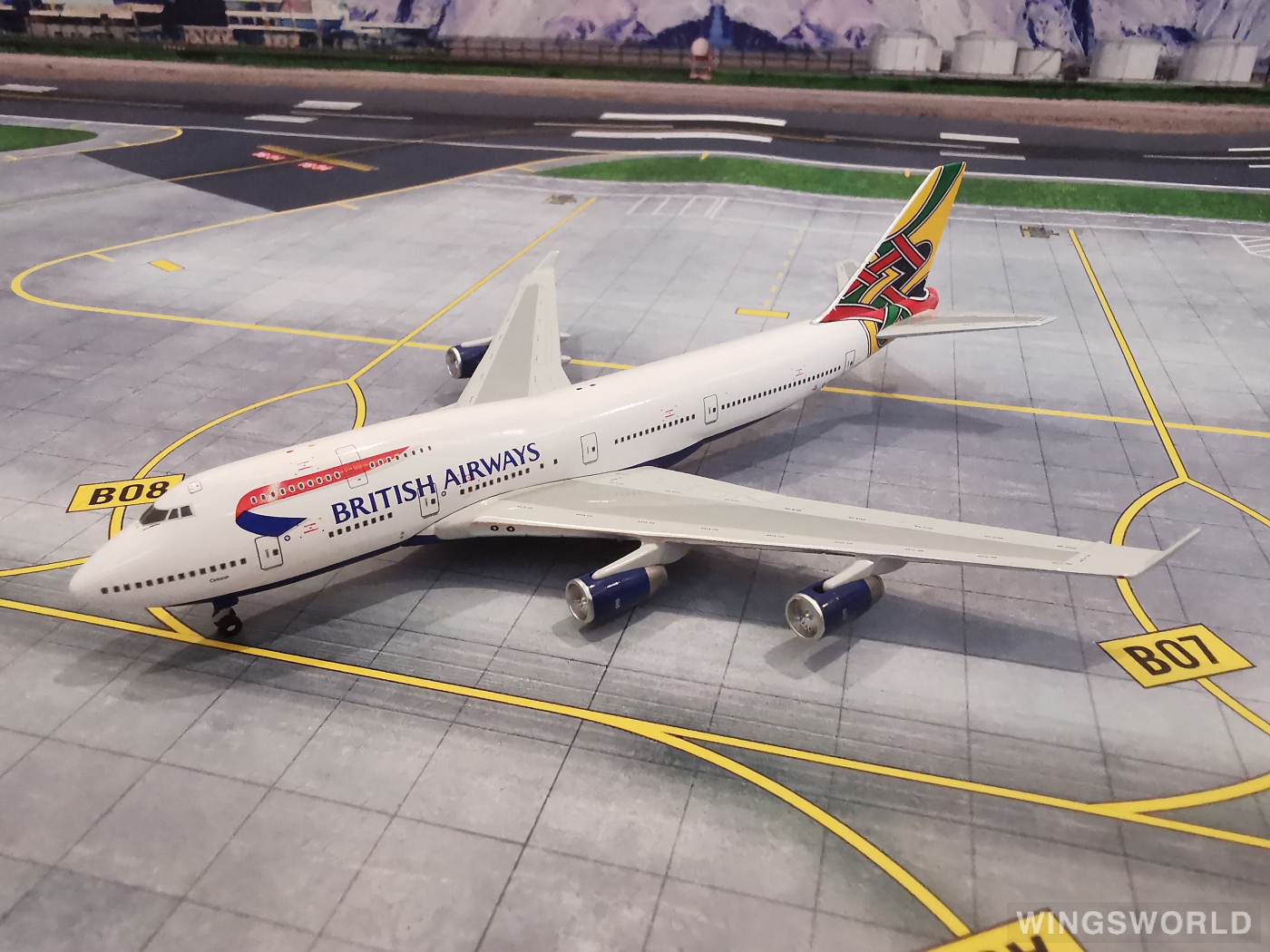 Geminijets 1:400 GJBAW019 British Airways 英国航空 Boeing 747-400 G-CIVP