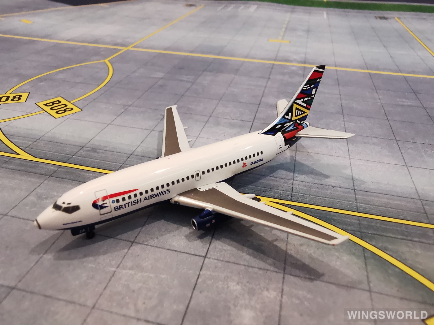 Aviation400 1:400 AV4732014 British Airways 英国航空 Boeing 737-200 G-BGDA