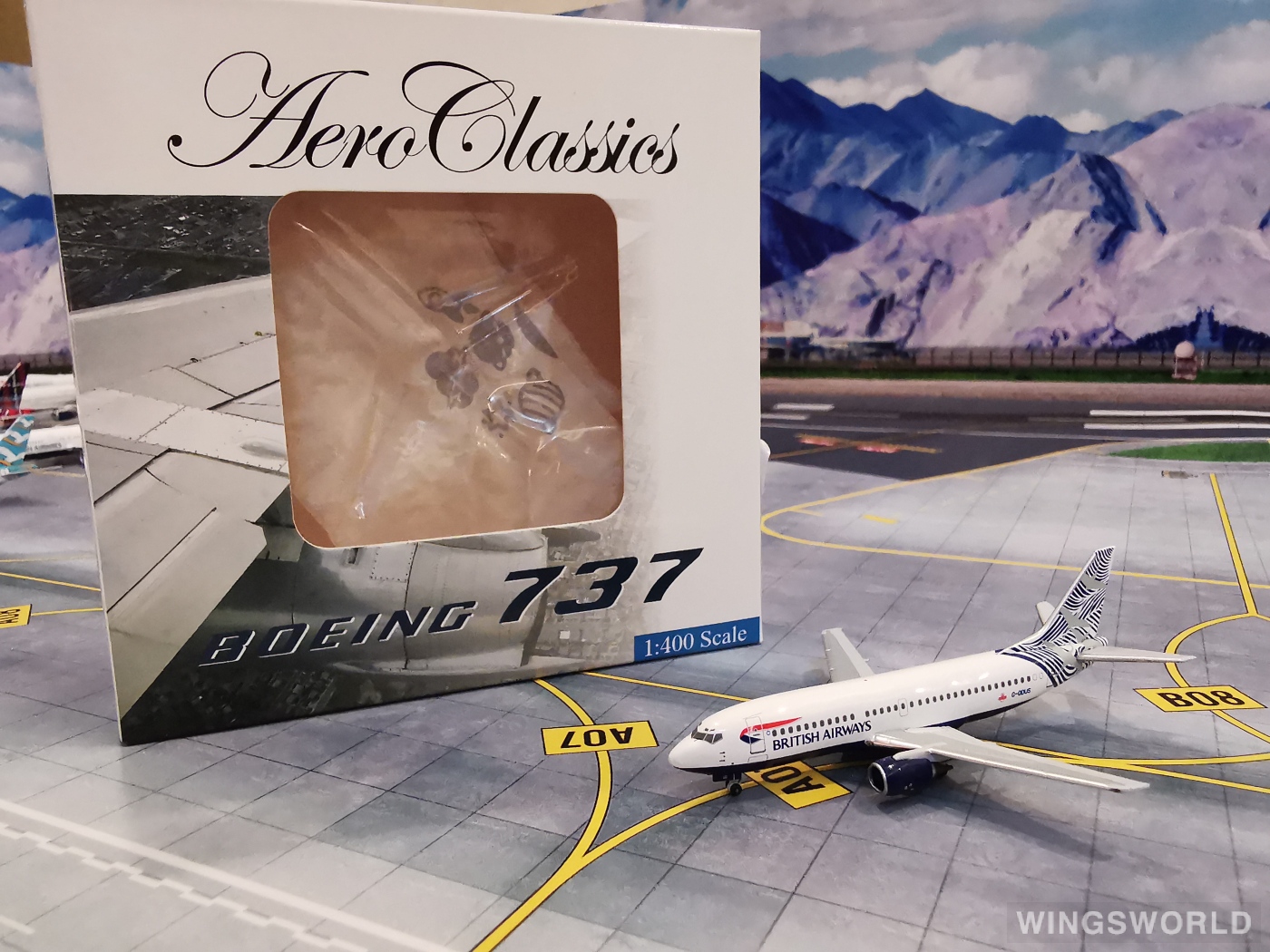 AeroClassics 1:400 AC4GODUS British Airways 英国航空 Boeing 737-300 G-ODUS