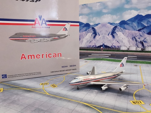 American Airlines 美国航空 Boeing 747SP N601AA  XX4964 JC Wings 1:400