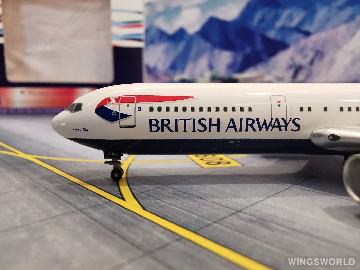 Geminijets 1:400 GJBAW200 British Airways 英国航空 Boeing 767-300 G-BNWJ