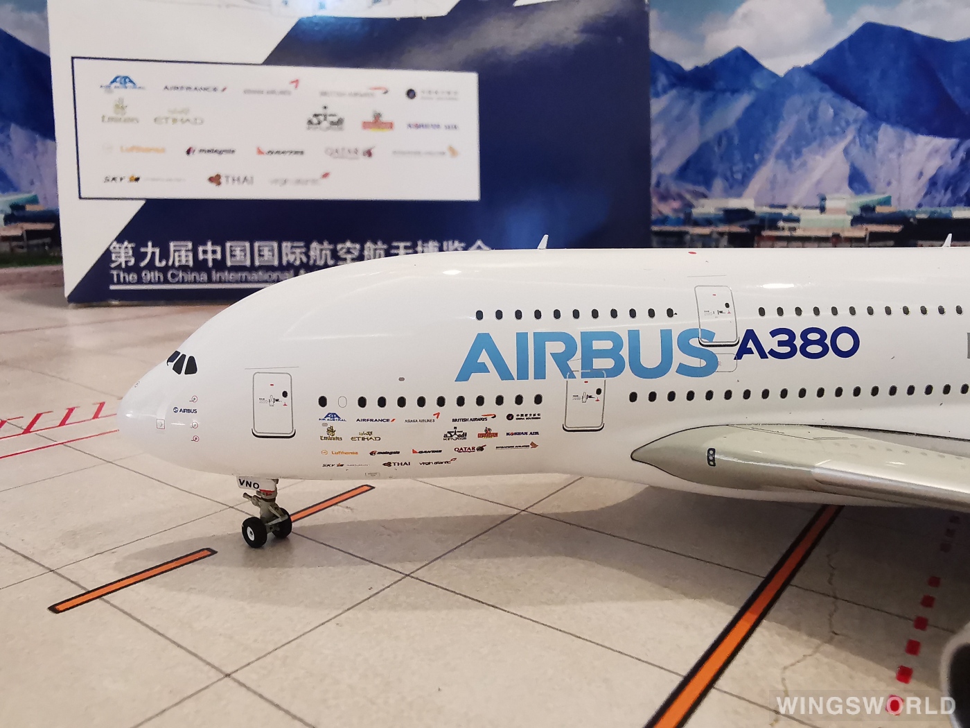 JC Wings 1:200 Airbus A380-800 Airbus 空中客车XX2988 F-WWDD
