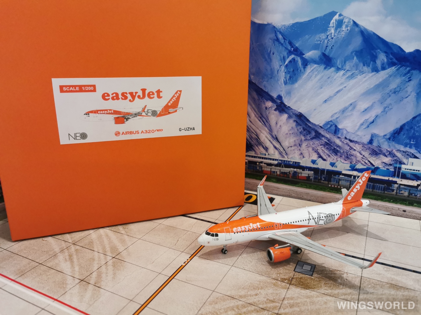 JC Wings 1:200 EW232N001 EasyJet 易捷航空 Airbus A320neo G-UZHA