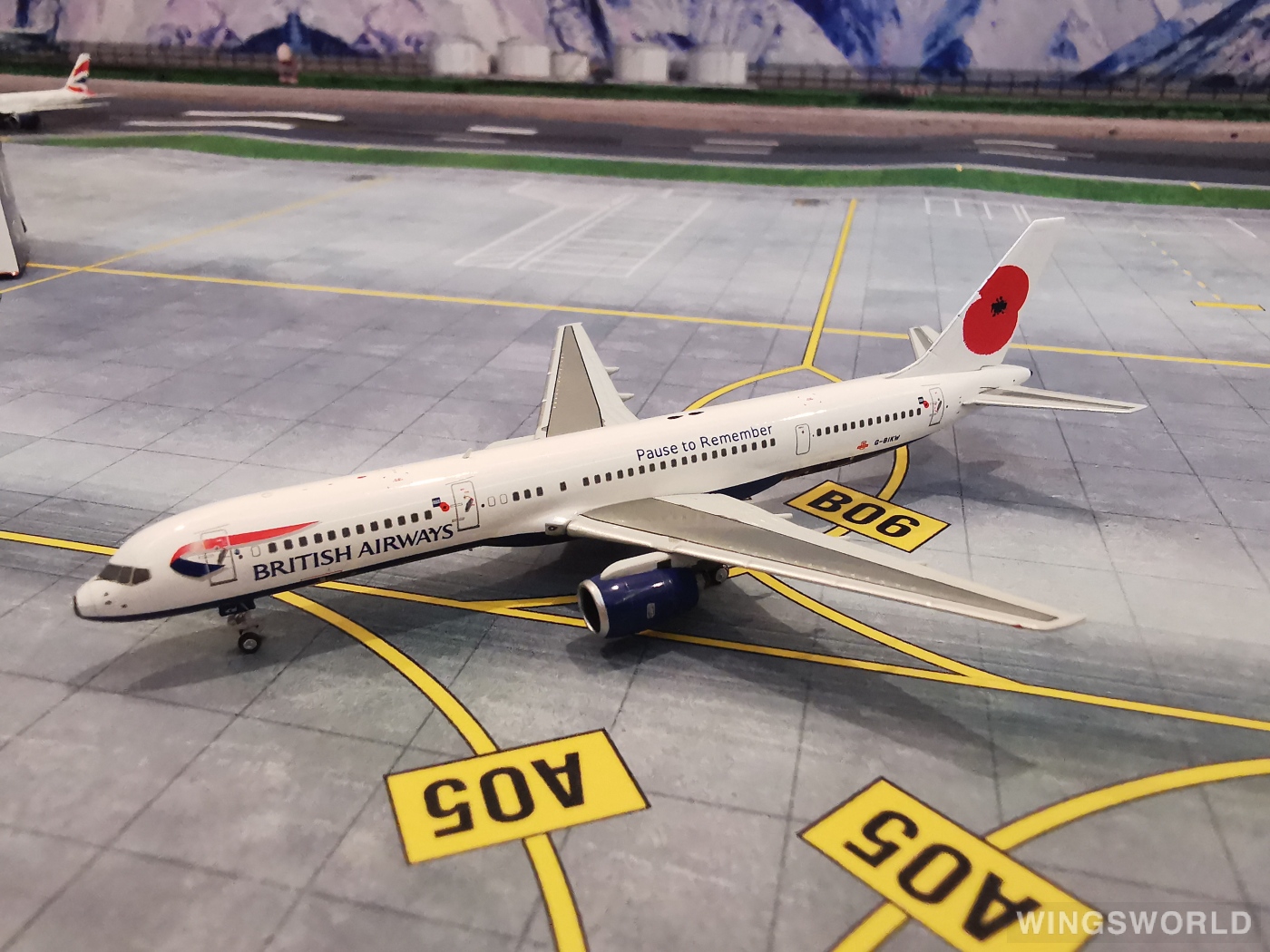 NGmodels 1:400 NG53128 British Airways 英国航空 Boeing 757-200 G-BIKW