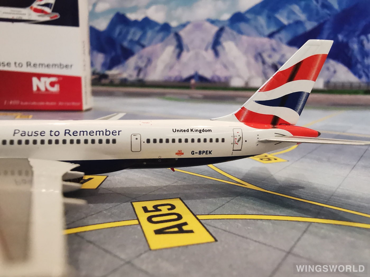 NGmodels 1:400 NG53158 British Airways 英国航空 Boeing 757-200 G-BPEK