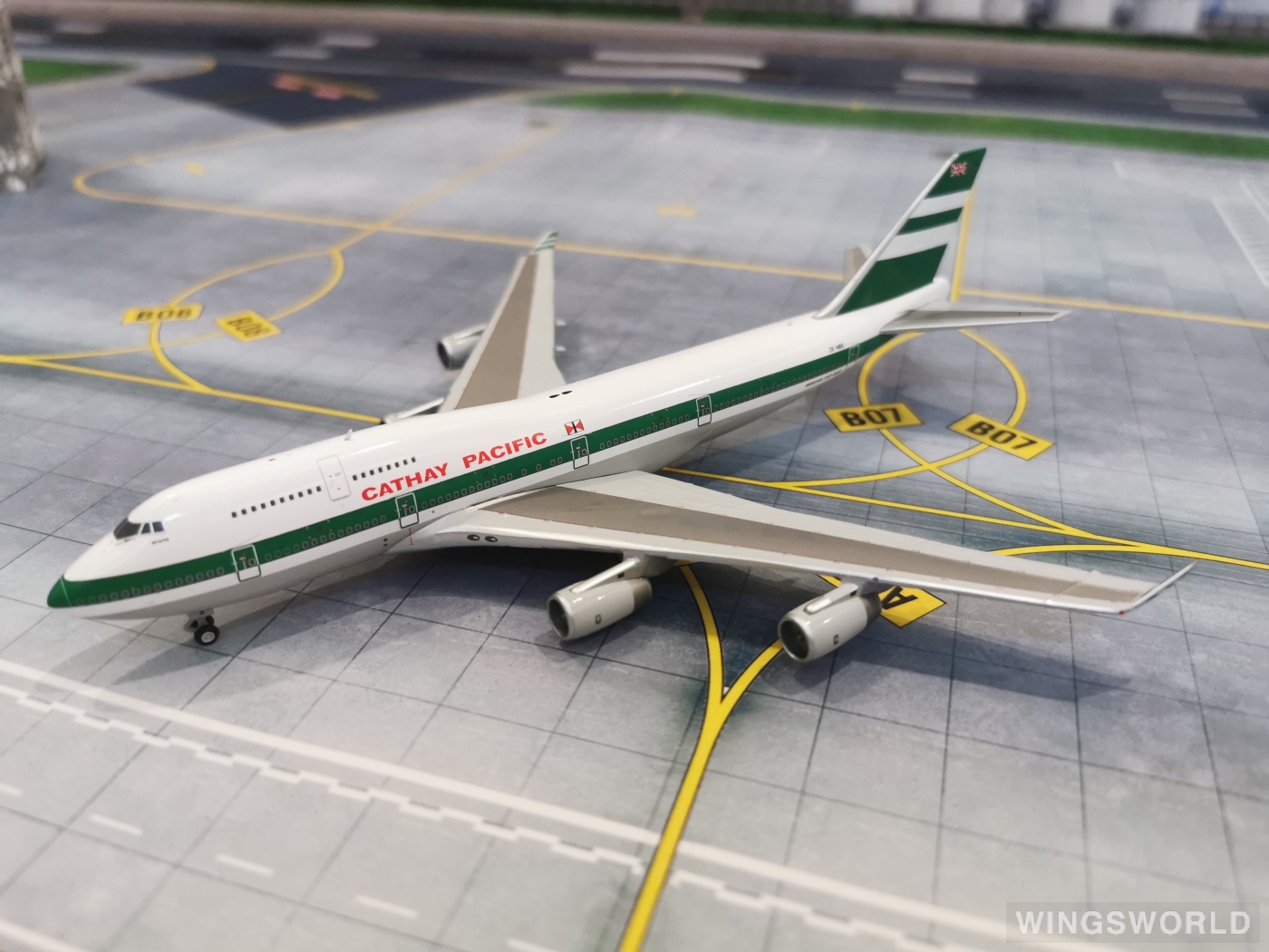 Kai Tak Wings 1:400 KTW4744001 Cathay Pacific 国泰航空 Boeing 747-400 ZK-NBS