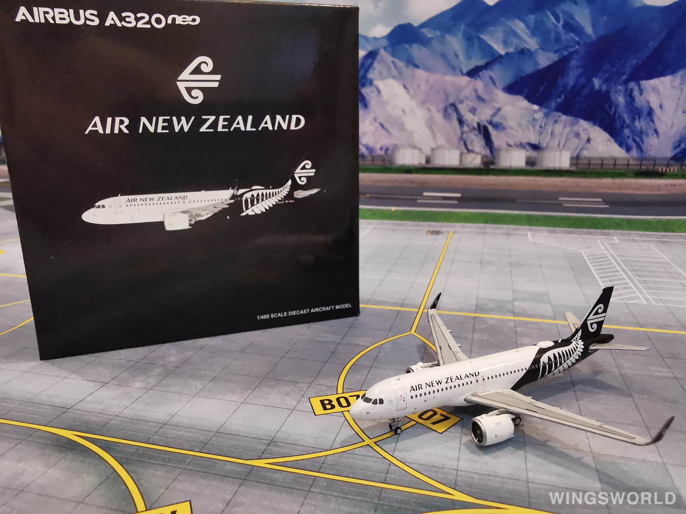 JC Wings 1:400 XX4208 Air New Zealand 新西兰航空 Airbus A320neo ZK-NHA