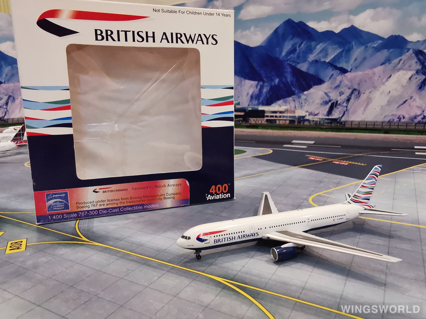 Aviation400 1:400 AV4763001 British Airways 英国航空 Boeing 767-300 G-BNWG