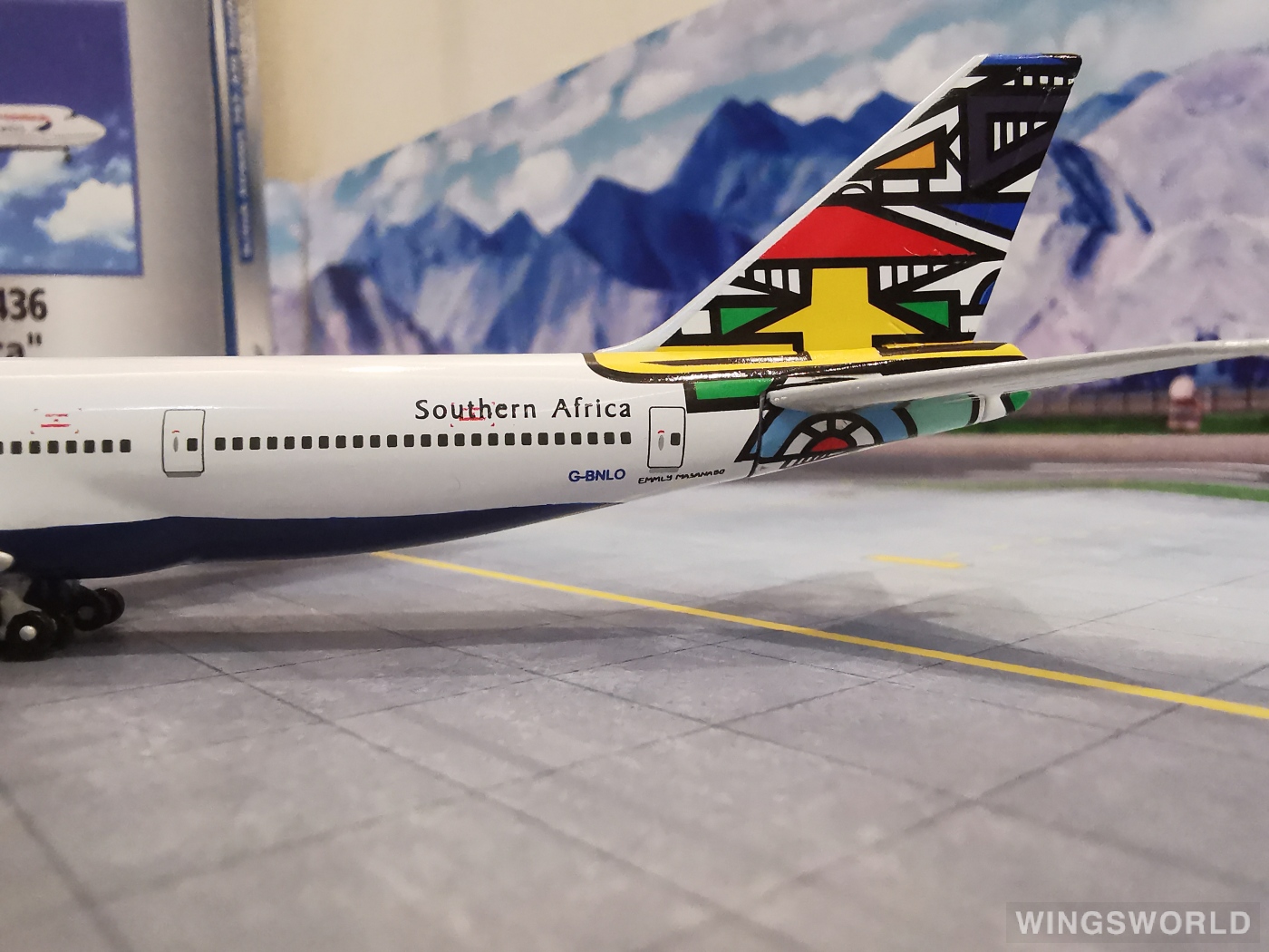 Geminijets 1:400 GJBAW016 British Airways 英国航空 Boeing 747-400 G-BNLO