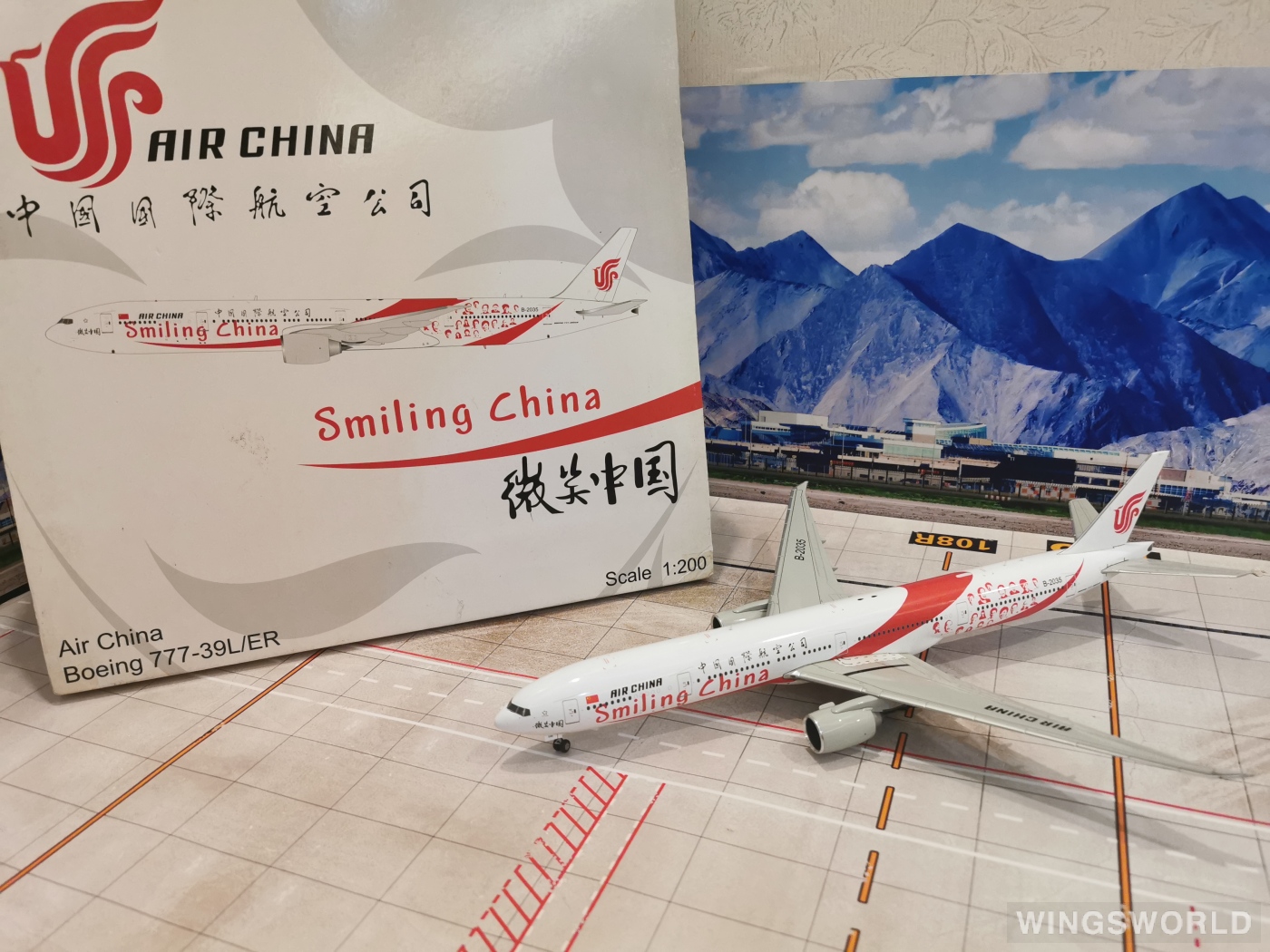 JC Wings 1:200 XX2565 Air China 中国国际航空 Boeing 777-300 B-2035