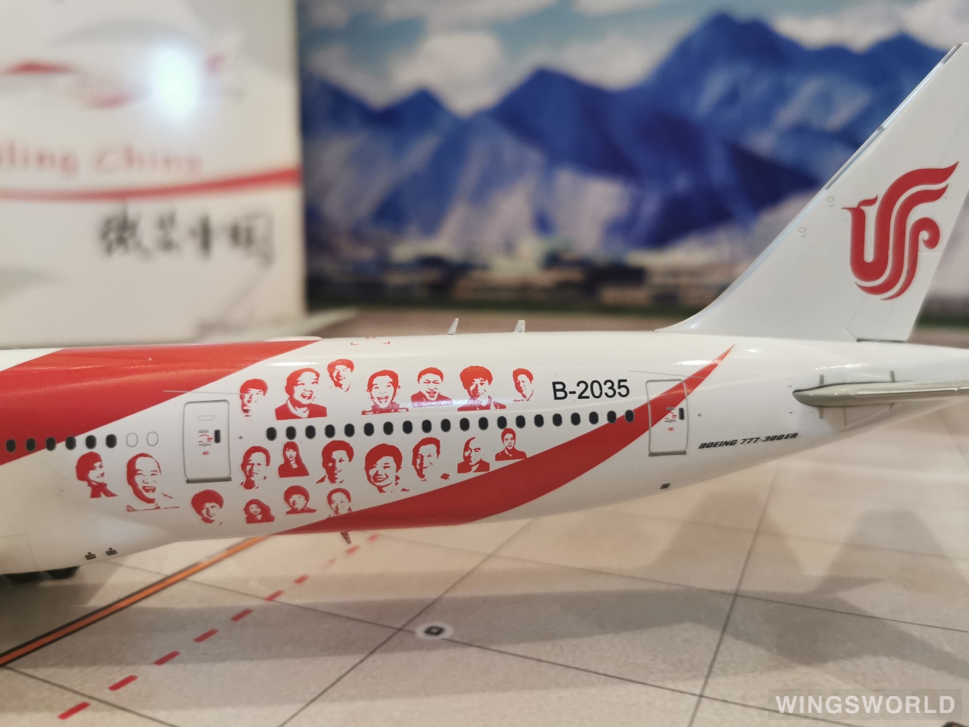 JC Wings 1:200 XX2565 Air China 中国国际航空 Boeing 777-300 B-2035