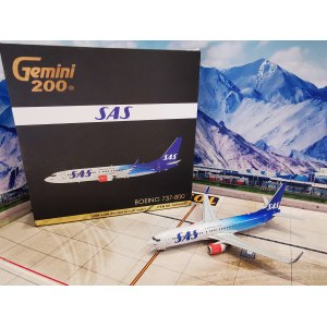 SAS 北欧航空 Boeing 737-800 LN-RGI 70周年 G2SAS656 Geminijets 1:200