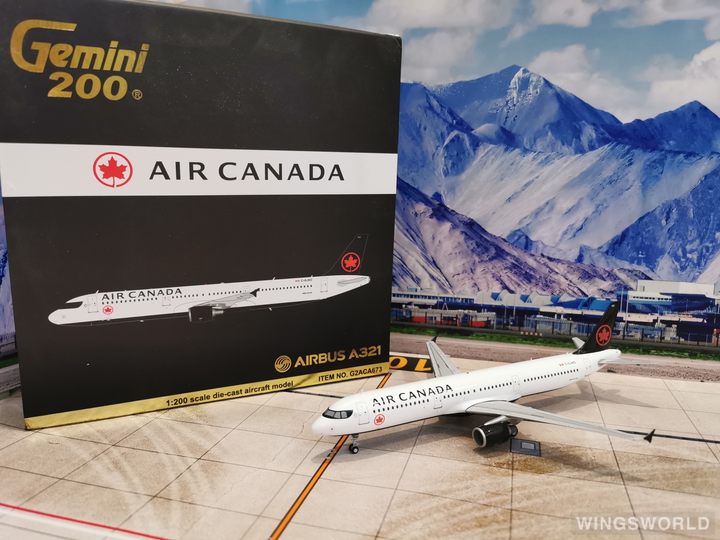 Geminijets 1:200 G2ACA673 Air Canada 加拿大航空 Airbus A321 C-GJWO